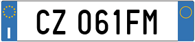 Truck License Plate